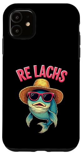 Re Lachs Angler Relax Wortspiel Fischer Fischen Lachs Fisch Hülle für iPhone 11 Re Lachs Angler Relax Wortspiel Fischer Fischen Lachs Fisch Hülle für iPhone 11 von Angeln Re Lachs Fischer Lustig Fischen Humor Angel