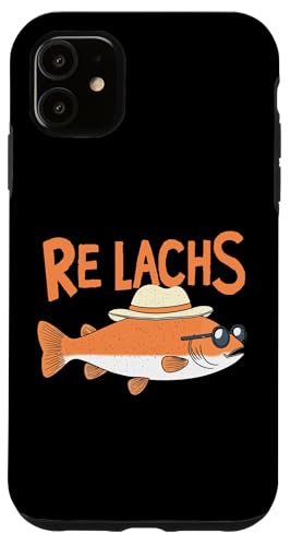 Re Lachs Angler Relax Wortspiel Fischer Fischen Lachs Fisch Hülle für iPhone 11 Re Lachs Angler Relax Wortspiel Fischer Fischen Lachs Fisch Hülle für iPhone 11 von Angeln Re Lachs Fischer Lustig Fischen Humor Angel