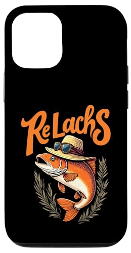 Re Lachs Angler Relax Wortspiel Fischer Fischen Lachs Fisch Hülle für iPhone 12/12 Pro Re Lachs Angler Relax Wortspiel Fischer Fischen Lachs Fisch Hülle für iPhone 12/12 Pro von Angeln Re Lachs Fischer Lustig Fischen Humor Angel