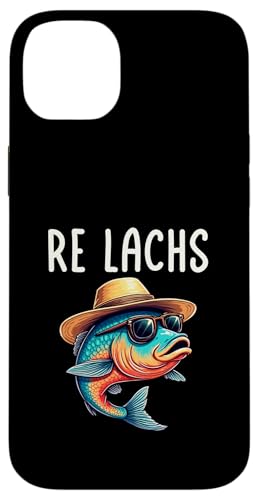 Re Lachs Angler Relax Wortspiel Fischer Fischen Lachs Fisch Hülle für iPhone 14 Plus Re Lachs Angler Relax Wortspiel Fischer Fischen Lachs Fisch Hülle für iPhone 14 Plus von Angeln Re Lachs Fischer Lustig Fischen Humor Angel