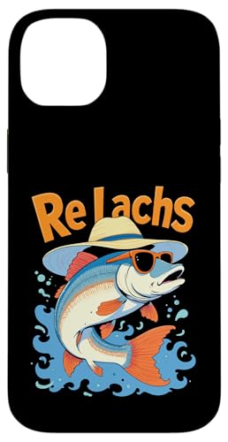 Re Lachs Angler Relax Wortspiel Fischer Fischen Lachs Fisch Hülle für iPhone 14 Plus Re Lachs Angler Relax Wortspiel Fischer Fischen Lachs Fisch Hülle für iPhone 14 Plus von Angeln Re Lachs Fischer Lustig Fischen Humor Angel