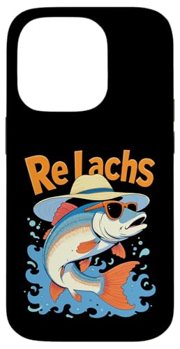 Re Lachs Angler Relax Wortspiel Fischer Fischen Lachs Fisch Hülle für iPhone 14 Pro Re Lachs Angler Relax Wortspiel Fischer Fischen Lachs Fisch Hülle für iPhone 14 Pro von Angeln Re Lachs Fischer Lustig Fischen Humor Angel
