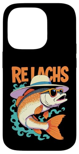 Re Lachs Angler Relax Wortspiel Fischer Fischen Lachs Fisch Hülle für iPhone 14 Pro Re Lachs Angler Relax Wortspiel Fischer Fischen Lachs Fisch Hülle für iPhone 14 Pro von Angeln Re Lachs Fischer Lustig Fischen Humor Angel