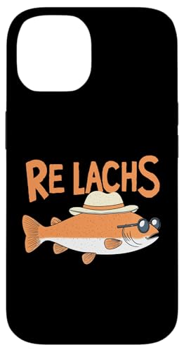 Re Lachs Angler Relax Wortspiel Fischer Fischen Lachs Fisch Hülle für iPhone 14 Re Lachs Angler Relax Wortspiel Fischer Fischen Lachs Fisch Hülle für iPhone 14 von Angeln Re Lachs Fischer Lustig Fischen Humor Angel