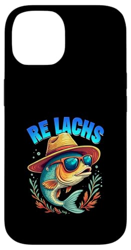 Re Lachs Angler Relax Wortspiel Fischer Fischen Lachs Fisch Hülle für iPhone 14 Re Lachs Angler Relax Wortspiel Fischer Fischen Lachs Fisch Hülle für iPhone 14 von Angeln Re Lachs Fischer Lustig Fischen Humor Angel