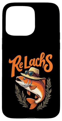 Re Lachs Angler Relax Wortspiel Fischer Fischen Lachs Fisch Hülle für iPhone 15 Pro Max Re Lachs Angler Relax Wortspiel Fischer Fischen Lachs Fisch Hülle für iPhone 15 Pro Max von Angeln Re Lachs Fischer Lustig Fischen Humor Angel