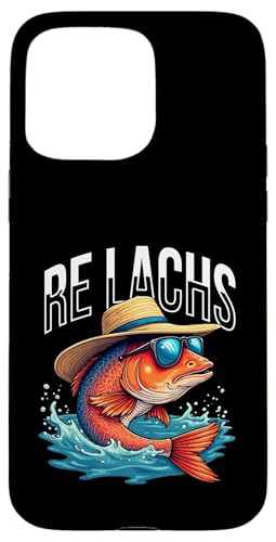 Re Lachs Angler Relax Wortspiel Fischer Fischen Lachs Fisch Hülle für iPhone 15 Pro Max Re Lachs Angler Relax Wortspiel Fischer Fischen Lachs Fisch Hülle für iPhone 15 Pro Max von Angeln Re Lachs Fischer Lustig Fischen Humor Angel