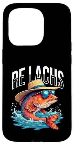 Re Lachs Angler Relax Wortspiel Fischer Fischen Lachs Fisch Hülle für iPhone 15 Pro Re Lachs Angler Relax Wortspiel Fischer Fischen Lachs Fisch Hülle für iPhone 15 Pro von Angeln Re Lachs Fischer Lustig Fischen Humor Angel