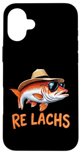 Re Lachs Angler Relax Wortspiel Fischer Fischen Lachs Fisch Hülle für iPhone 16 Plus Re Lachs Angler Relax Wortspiel Fischer Fischen Lachs Fisch Hülle für iPhone 16 Plus von Angeln Re Lachs Fischer Lustig Fischen Humor Angel