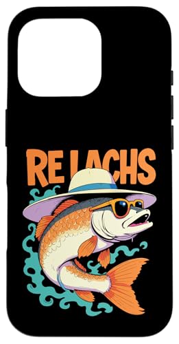 Re Lachs Angler Relax Wortspiel Fischer Fischen Lachs Fisch Hülle für iPhone 16 Pro Re Lachs Angler Relax Wortspiel Fischer Fischen Lachs Fisch Hülle für iPhone 16 Pro von Angeln Re Lachs Fischer Lustig Fischen Humor Angel