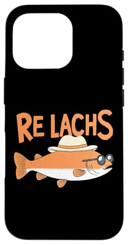 Re Lachs Angler Relax Wortspiel Fischer Fischen Lachs Fisch Hülle für iPhone 16 Pro Re Lachs Angler Relax Wortspiel Fischer Fischen Lachs Fisch Hülle für iPhone 16 Pro von Angeln Re Lachs Fischer Lustig Fischen Humor Angel