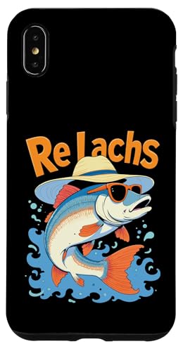 Re Lachs Angler Relax Wortspiel Fischer Fischen Lachs Fisch Hülle für iPhone XS Max Re Lachs Angler Relax Wortspiel Fischer Fischen Lachs Fisch Hülle für iPhone XS Max von Angeln Re Lachs Fischer Lustig Fischen Humor Angel