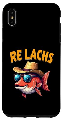 Re Lachs Angler Relax Wortspiel Fischer Fischen Lachs Fisch Hülle für iPhone XS Max Re Lachs Angler Relax Wortspiel Fischer Fischen Lachs Fisch Hülle für iPhone XS Max von Angeln Re Lachs Fischer Lustig Fischen Humor Angel
