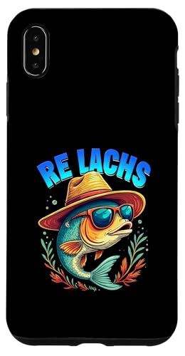 Re Lachs Angler Relax Wortspiel Fischer Fischen Lachs Fisch Hülle für iPhone XS Max Re Lachs Angler Relax Wortspiel Fischer Fischen Lachs Fisch Hülle für iPhone XS Max von Angeln Re Lachs Fischer Lustig Fischen Humor Angel