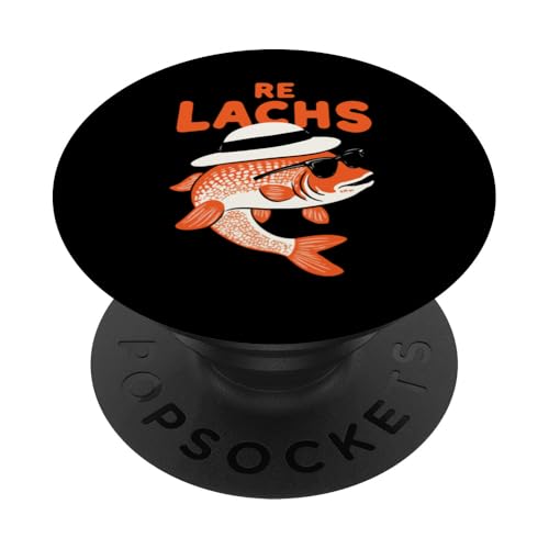 Re Lachs Angler Relax Wortspiel Fischer Fischen Lachs Fisch PopSockets Klebender PopGrip Re Lachs Angler Relax Wortspiel Fischer Fischen Lachs Fisch PopSockets Klebender PopGrip von Angeln Re Lachs Fischer Lustig Fischen Humor Angel