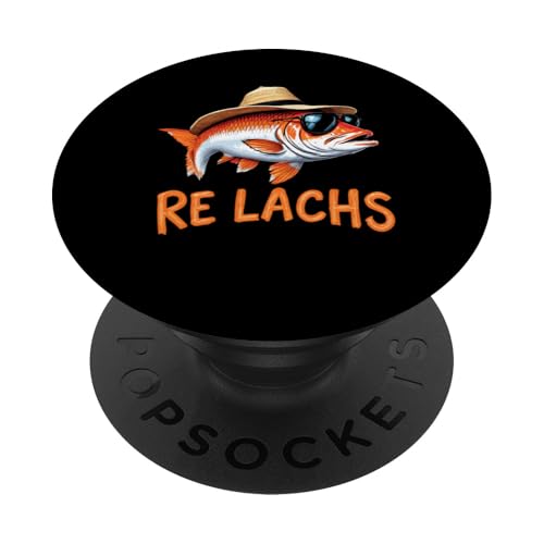 Re Lachs Angler Relax Wortspiel Fischer Fischen Lachs Fisch PopSockets Klebender PopGrip Re Lachs Angler Relax Wortspiel Fischer Fischen Lachs Fisch PopSockets Klebender PopGrip von Angeln Re Lachs Fischer Lustig Fischen Humor Angel