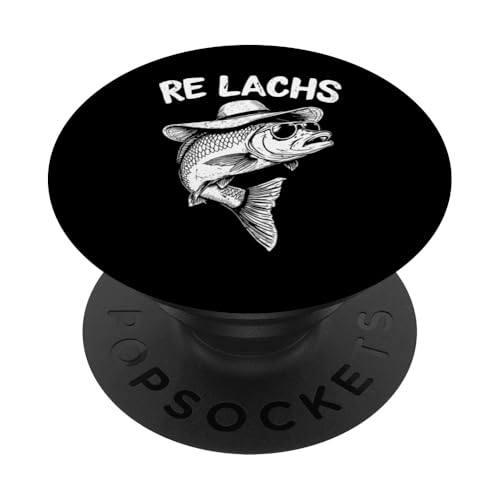 Re Lachs Angler Relax Wortspiel Fischer Fischen Lachs Fisch PopSockets Klebender PopGrip Re Lachs Angler Relax Wortspiel Fischer Fischen Lachs Fisch PopSockets Klebender PopGrip von Angeln Re Lachs Fischer Lustig Fischen Humor Angel