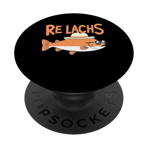 Re Lachs Angler Relax Wortspiel Fischer Fischen Lachs Fisch PopSockets Klebender PopGrip Re Lachs Angler Relax Wortspiel Fischer Fischen Lachs Fisch PopSockets Klebender PopGrip von Angeln Re Lachs Fischer Lustig Fischen Humor Angel
