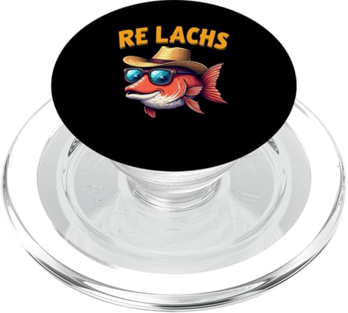 Re Lachs Angler Relax Wortspiel Fischer Fischen Lachs Fisch PopSockets PopGrip für MagSafe Re Lachs Angler Relax Wortspiel Fischer Fischen Lachs Fisch PopSockets PopGrip für MagSafe von Angeln Re Lachs Fischer Lustig Fischen Humor Angel