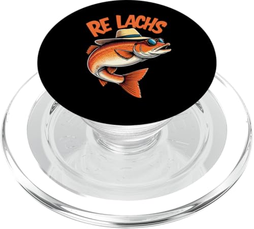 Re Lachs Angler Relax Wortspiel Fischer Fischen Lachs Fisch PopSockets PopGrip für MagSafe Re Lachs Angler Relax Wortspiel Fischer Fischen Lachs Fisch PopSockets PopGrip für MagSafe von Angeln Re Lachs Fischer Lustig Fischen Humor Angel