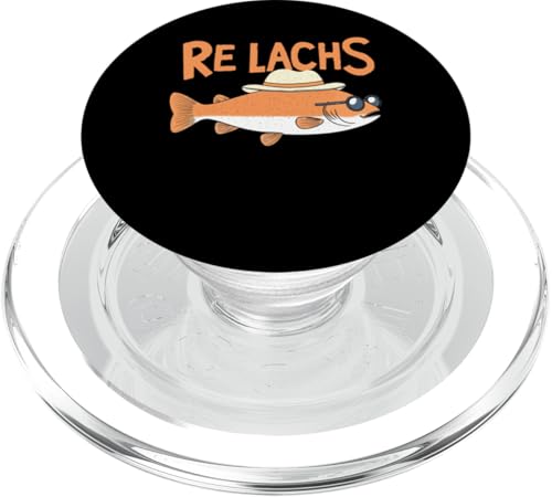 Re Lachs Angler Relax Wortspiel Fischer Fischen Lachs Fisch PopSockets PopGrip für MagSafe Re Lachs Angler Relax Wortspiel Fischer Fischen Lachs Fisch PopSockets PopGrip für MagSafe von Angeln Re Lachs Fischer Lustig Fischen Humor Angel