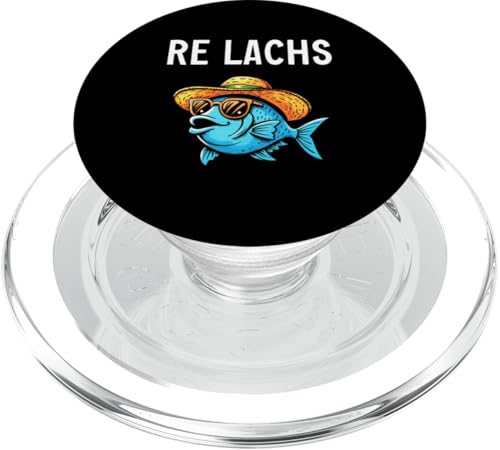 Re Lachs Angler Relax Wortspiel Fischer Fischen Lachs Fisch PopSockets PopGrip für MagSafe Re Lachs Angler Relax Wortspiel Fischer Fischen Lachs Fisch PopSockets PopGrip für MagSafe von Angeln Re Lachs Fischer Lustig Fischen Humor Angel