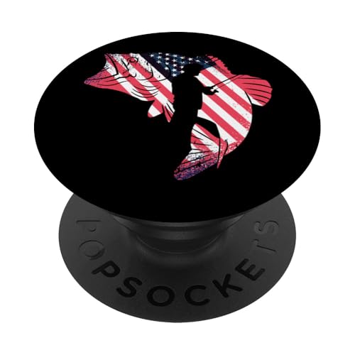 Angeln Angelnrute Angler Barsch USA Kajak Boot Angeln PopSockets Klebender PopGrip Angeln Angelnrute Angler Barsch USA Kajak Boot Angeln PopSockets Klebender PopGrip von Angeln und Zubehör Geschenke Shirts