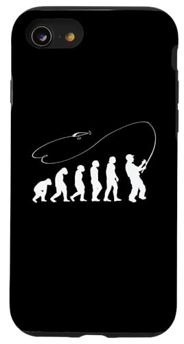 Angeln Angelnrute Angler EVOLUTION Angeln Hülle für iPhone SE (2020) / 7 / 8 von Angeln und Zubehör Geschenke Shirts