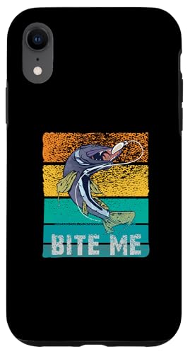 Angeln Angelnrute Angler Hecht BITE ME Angeln Hülle für iPhone XR Angeln Angelnrute Angler Hecht BITE ME Angeln Hülle für iPhone XR von Angeln und Zubehör Geschenke Shirts