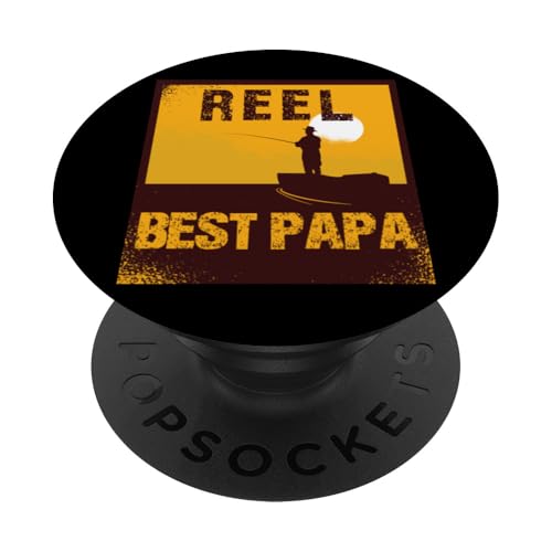 Angeln Angelnrute Angler REEL BEST PAPA Boot Angeln PopSockets Klebender PopGrip Angeln Angelnrute Angler REEL BEST PAPA Boot Angeln PopSockets Klebender PopGrip von Angeln und Zubehör Geschenke Shirts