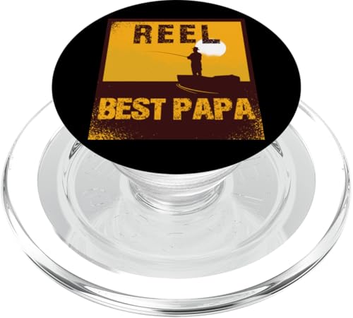 Angeln Angelnrute Angler REEL BEST PAPA Boot Angeln PopSockets PopGrip für MagSafe Angeln Angelnrute Angler REEL BEST PAPA Boot Angeln PopSockets PopGrip für MagSafe von Angeln und Zubehör Geschenke Shirts