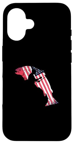 Angeln Angelnrute Angler USA Flagge Angeln Hülle für iPhone 16 Angeln Angelnrute Angler USA Flagge Angeln Hülle für iPhone 16 von Angeln und Zubehör Geschenke Shirts