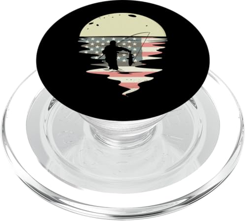 Angeln Angelnrute Angler USA Flagge Angeln PopSockets PopGrip für MagSafe Angeln Angelnrute Angler USA Flagge Angeln PopSockets PopGrip für MagSafe von Angeln und Zubehör Geschenke Shirts