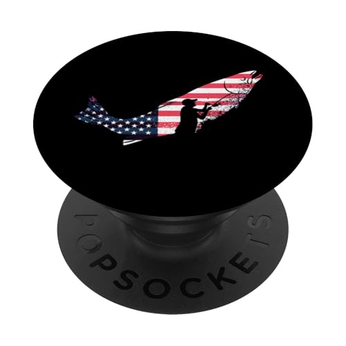 Angeln Angelnrute Angler USA Forellen Angeln PopSockets Klebender PopGrip Angeln Angelnrute Angler USA Forellen Angeln PopSockets Klebender PopGrip von Angeln und Zubehör Geschenke Shirts