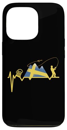 Angeln Angelnrute EKG SCHWEDEN ANGELN CAMPING BIER Angler Hülle für iPhone 13 Pro Angeln Angelnrute EKG SCHWEDEN ANGELN CAMPING BIER Angler Hülle für iPhone 13 Pro von Angeln und Zubehör Geschenke Shirts