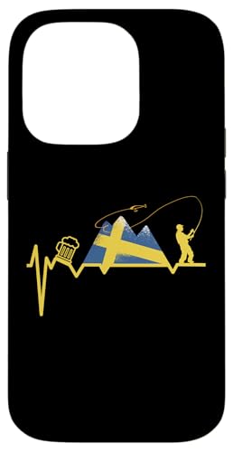 Angeln Angelnrute EKG SCHWEDEN ANGELN CAMPING BIER Angler Hülle für iPhone 14 Pro Angeln Angelnrute EKG SCHWEDEN ANGELN CAMPING BIER Angler Hülle für iPhone 14 Pro von Angeln und Zubehör Geschenke Shirts