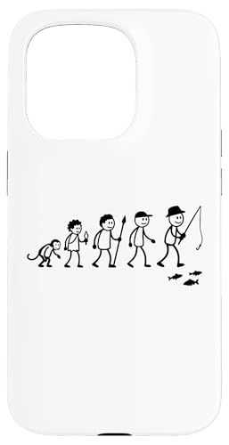 Angler Strichmänchen Angel Evolution Fliegenfischer Angeln Hülle für iPhone 15 Pro Angler Strichmänchen Angel Evolution Fliegenfischer Angeln Hülle für iPhone 15 Pro von Angeln und Zubehör Geschenke Shirts