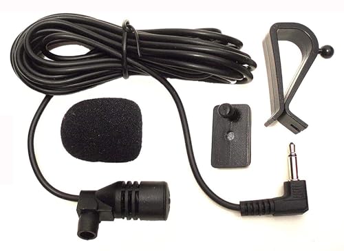 Angkoole Mikrofon 3,5 mm Externe Montage für Auto Fahrzeug Haupteinheit Bluetooth Audio Stereo Radio GPS DVD von Angkoole