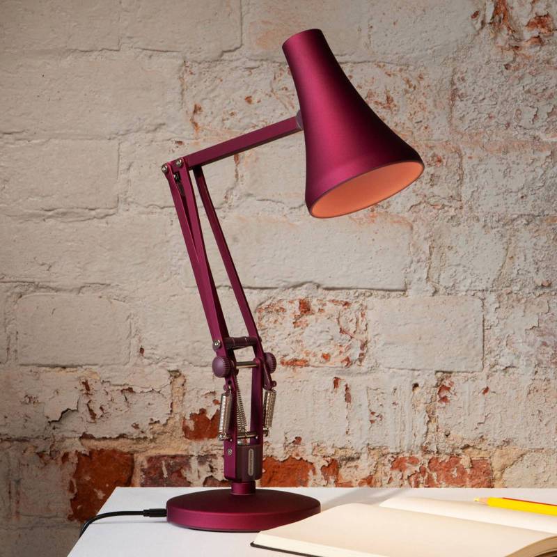 Anglepoise 90 Mini Mini LED-Tischlampe beerenrot von Anglepoise