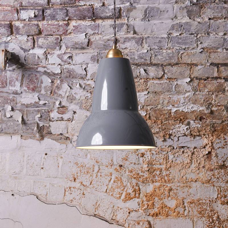 Anglepoise Original 1227 Brass Midi Hänge grau von Anglepoise