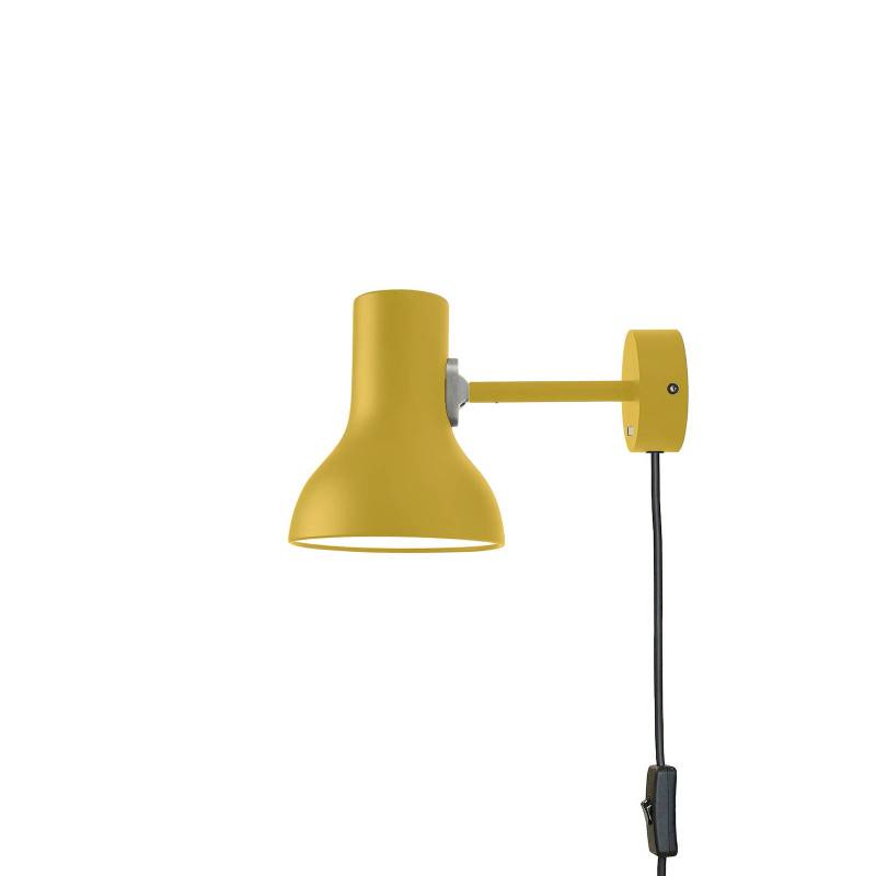Anglepoise Type 75 Mini Wand mit Stecker ockergelb von Anglepoise