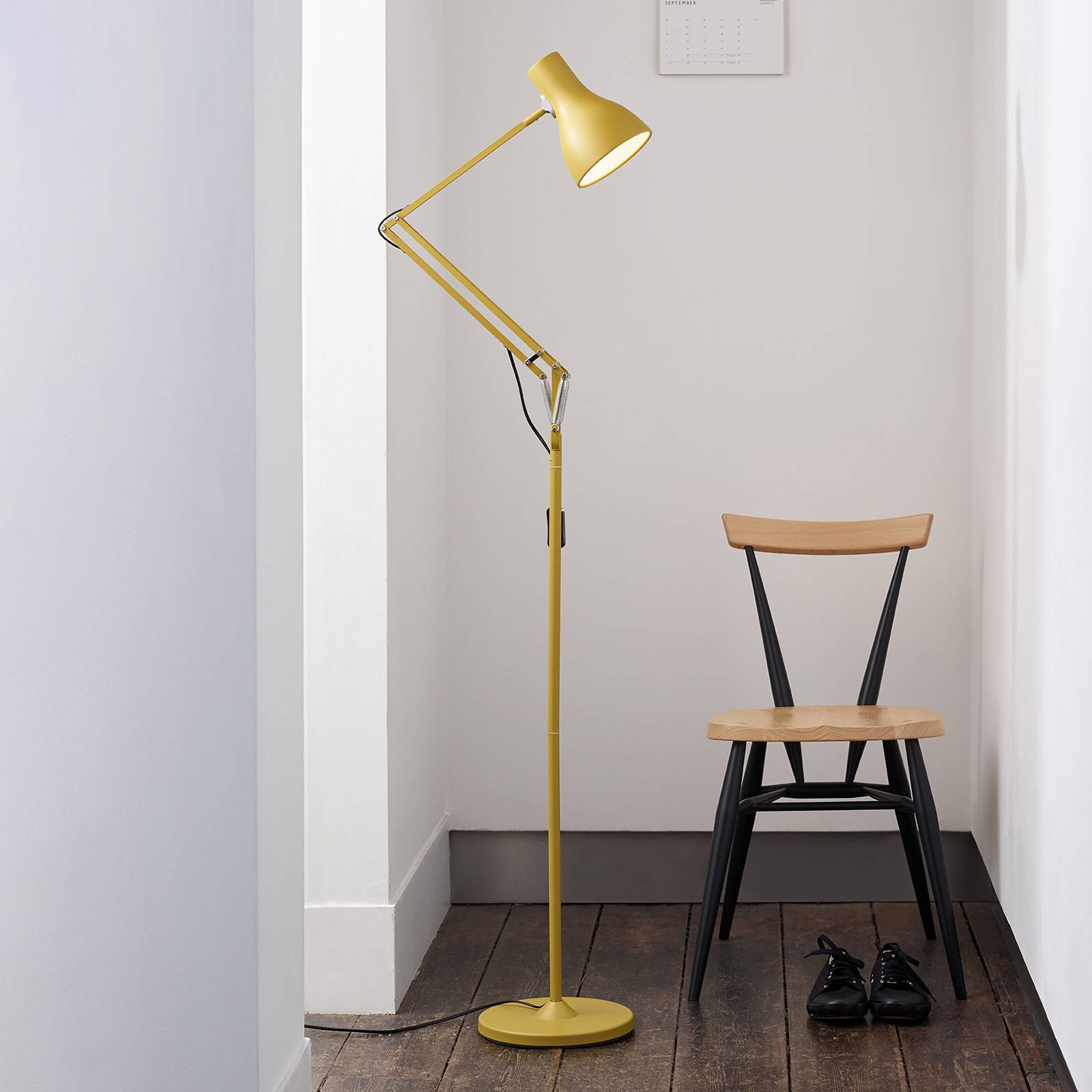 Anglepoise Type 75 Stehlampe Margaret Howell gelb von Anglepoise