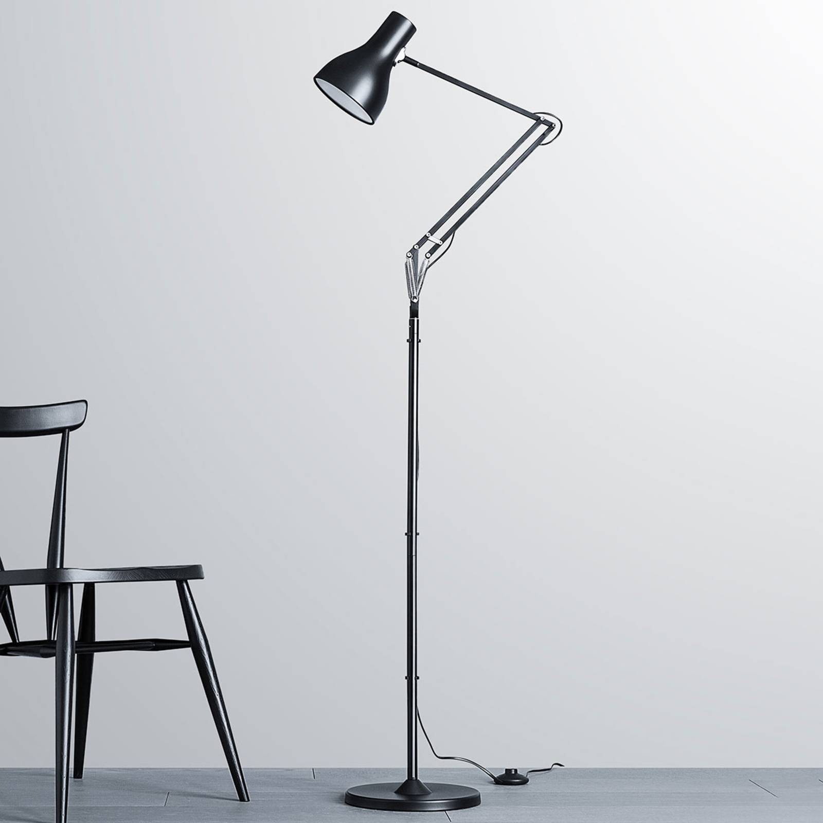 Anglepoise Type 75 Stehleuchte samtschwarz Anglepoise Type 75 Stehleuchte samtschwarz von Anglepoise