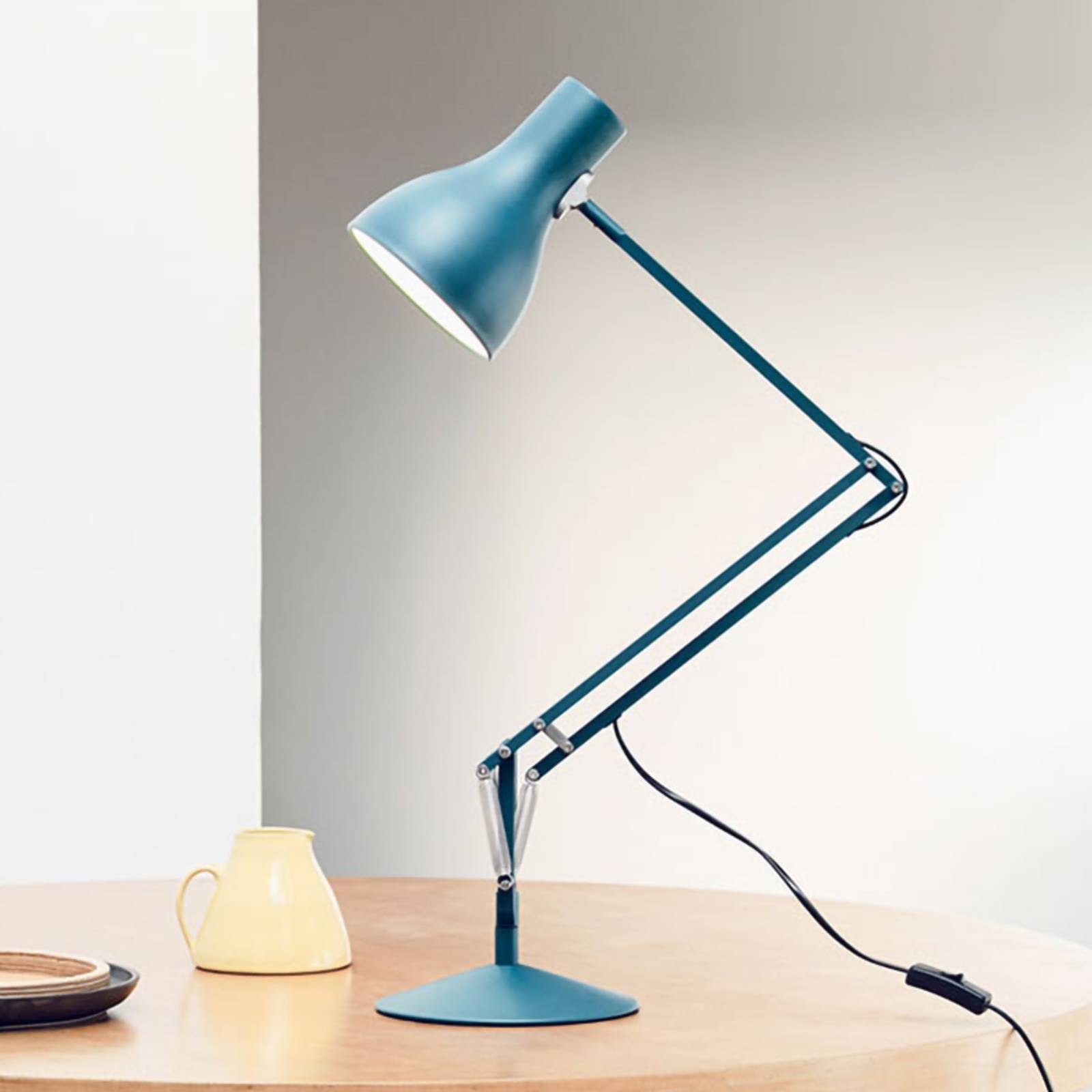 Anglepoise Type 75 Tischlampe Margaret Howell blau von Anglepoise