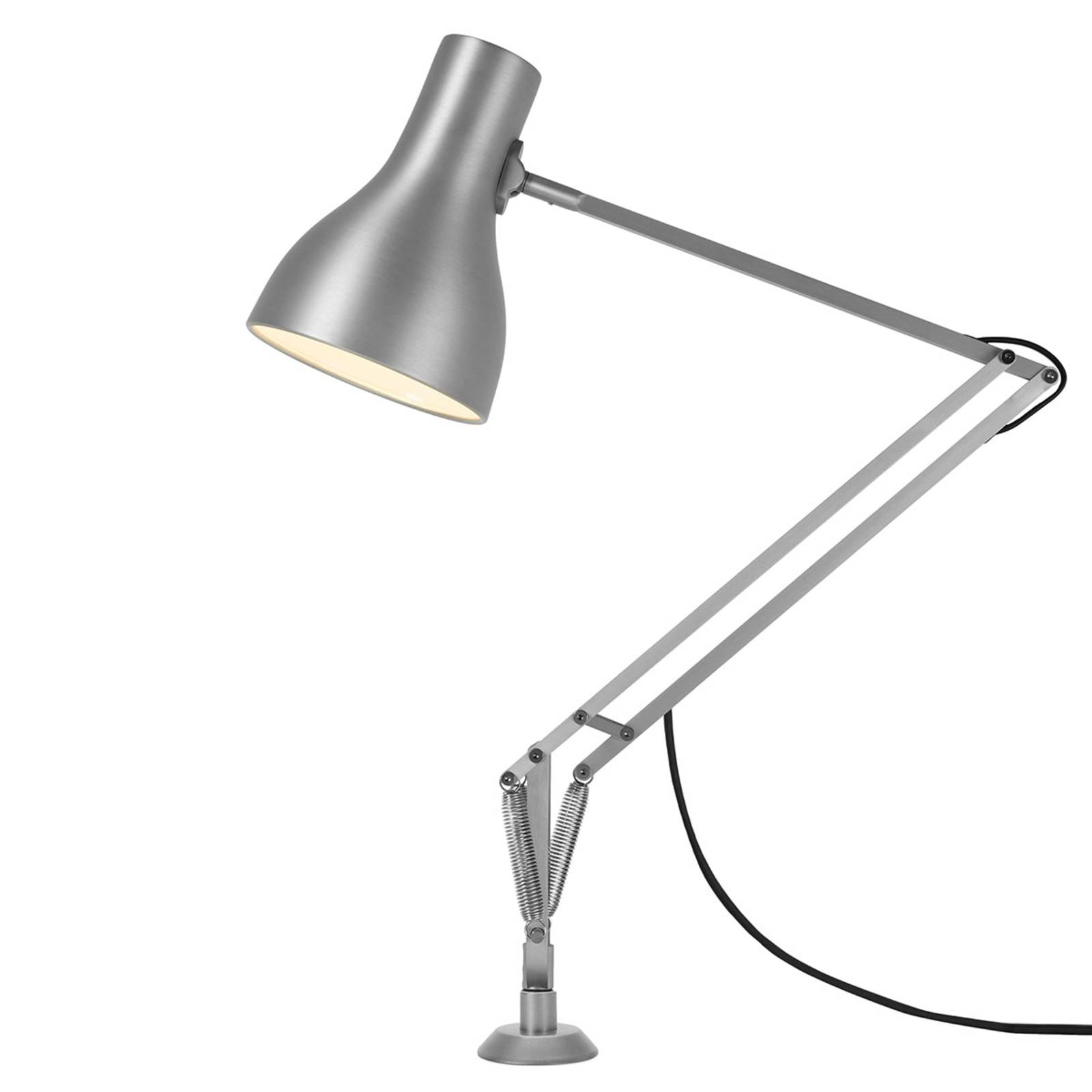 Anglepoise Type 75 Tischlampe Schraubfuß silber von Anglepoise