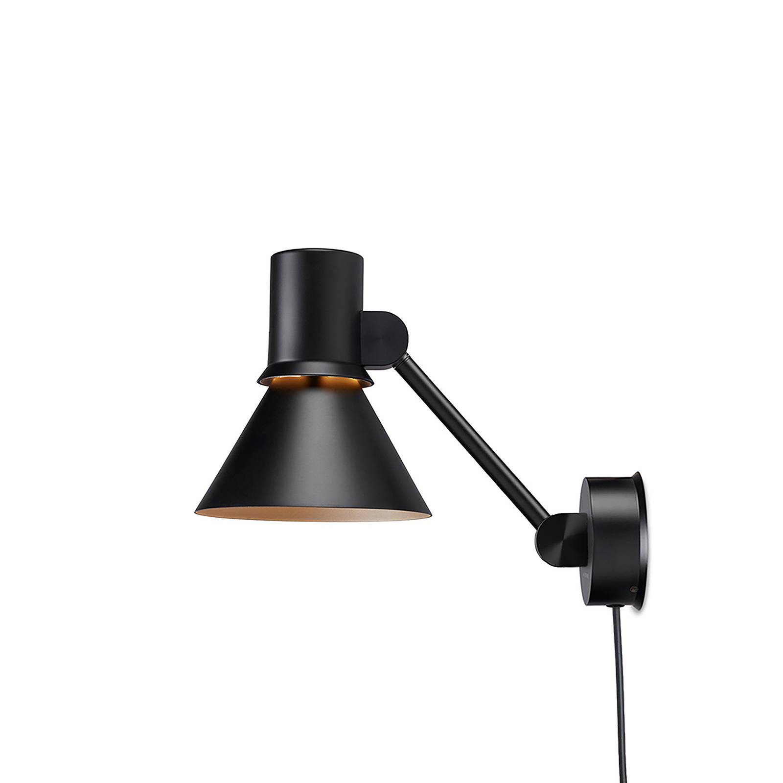 Anglepoise Type 80 W2 Wandlampe, Stecker, schwarz von Anglepoise