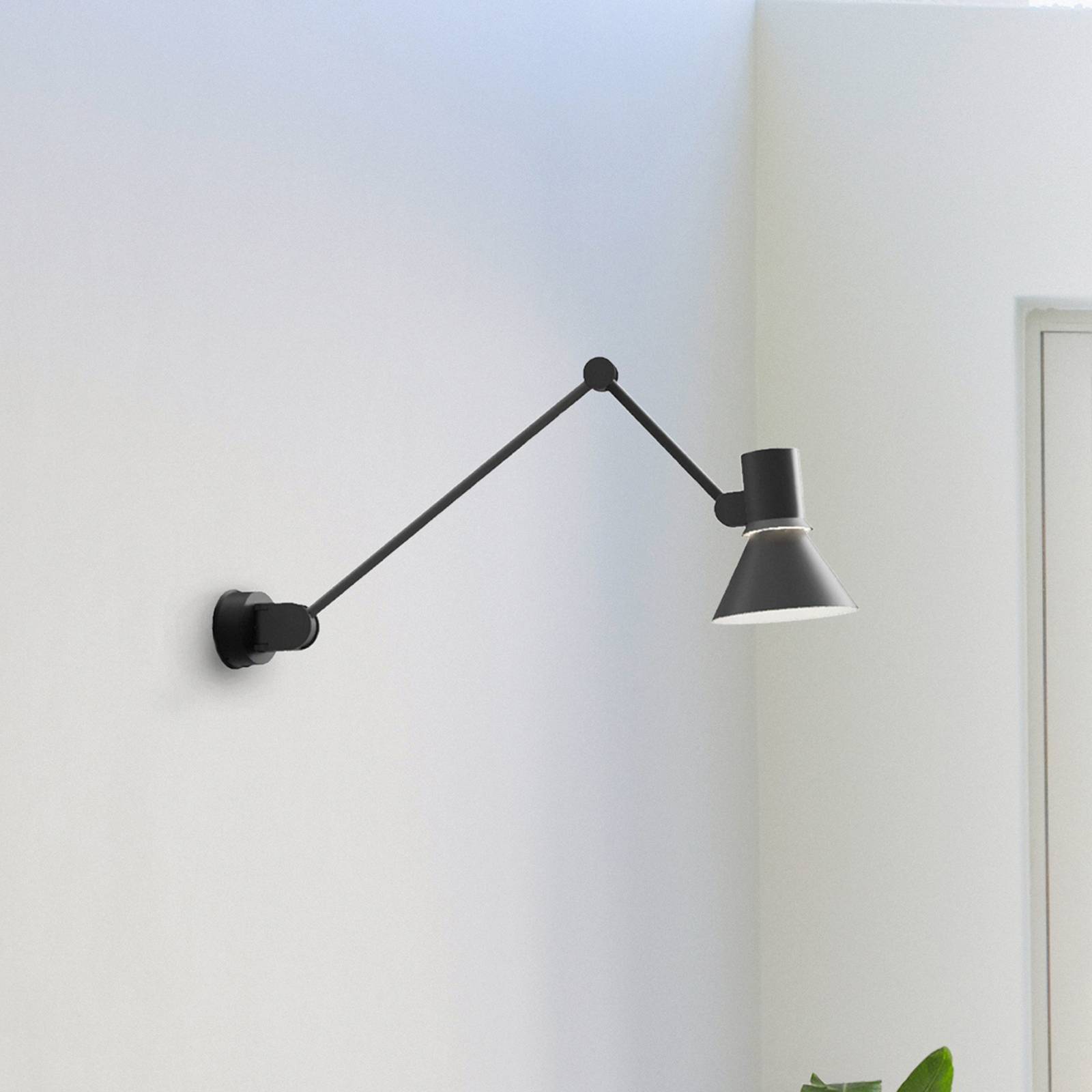 Anglepoise Type 80 W3 Wandlampe, mattschwarz von Anglepoise