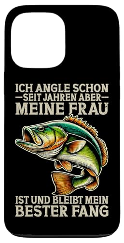 Angle Seit Jahren Meine Frau Bester Fang Angelrute Angler Hülle für iPhone 13 Pro Max Angle Seit Jahren Meine Frau Bester Fang Angelrute Angler Hülle für iPhone 13 Pro Max von Angler Fischjäger Angelurlaub Fischer Angelzubehör