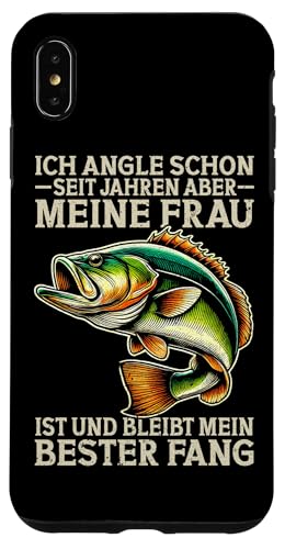 Angle Seit Jahren Meine Frau Bester Fang Angelrute Angler Hülle für iPhone XS Max Angle Seit Jahren Meine Frau Bester Fang Angelrute Angler Hülle für iPhone XS Max von Angler Fischjäger Angelurlaub Fischer Angelzubehör