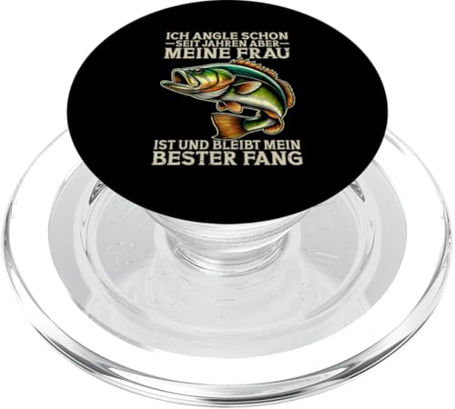 Angle Seit Jahren Meine Frau Bester Fang Angelrute Angler PopSockets PopGrip für MagSafe Angle Seit Jahren Meine Frau Bester Fang Angelrute Angler PopSockets PopGrip für MagSafe von Angler Fischjäger Angelurlaub Fischer Angelzubehör